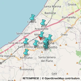Mappa Via Generale Angelo Cambria, 98051 Barcellona Pozzo di Gotto ME, Italia (1.37091)