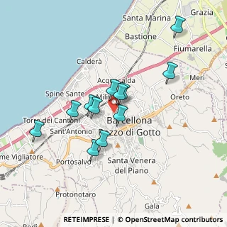 Mappa Via Generale Angelo Cambria, 98051 Barcellona Pozzo di Gotto ME, Italia (1.68583)
