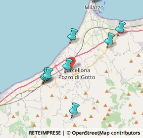 Mappa Via Generale Angelo Cambria, 98051 Barcellona Pozzo di Gotto ME, Italia (5.35545)