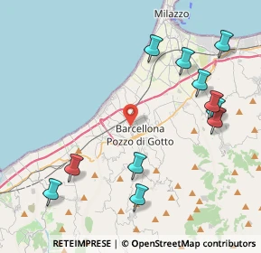Mappa Via Generale Angelo Cambria, 98051 Barcellona Pozzo di Gotto ME, Italia (5.44091)