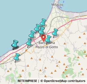 Mappa Via Generale Angelo Cambria, 98051 Barcellona Pozzo di Gotto ME, Italia (3.52833)