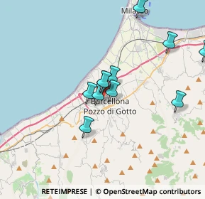 Mappa Via Generale Angelo Cambria, 98051 Barcellona Pozzo di Gotto ME, Italia (3.45545)