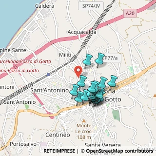 Mappa Via Generale Angelo Cambria, 98051 Barcellona Pozzo di Gotto ME, Italia (0.827)
