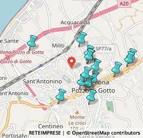 Mappa Via Generale Angelo Cambria, 98051 Barcellona Pozzo di Gotto ME, Italia (0.9425)
