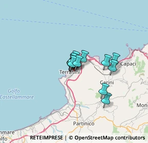 Mappa Via Federico De Roberto, 90045 Cinisi PA, Italia (3.87714)