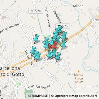 Mappa Via John Fitzgerald Kennedy, 98051 Barcellona Pozzo di Gotto ME, Italia (0.2765)