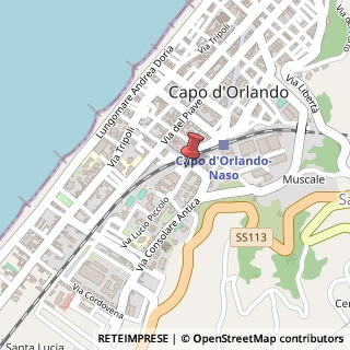 Mappa Via Lucio Piccolo, 12, 98071 Capo d'Orlando, Messina (Sicilia)