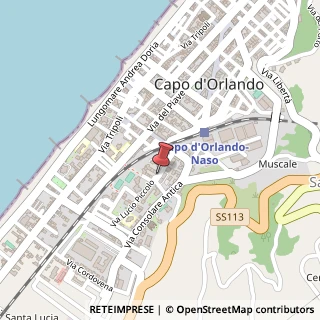 Mappa Via Lucio Piccolo, 35, 98071 Capo d'Orlando, Messina (Sicilia)