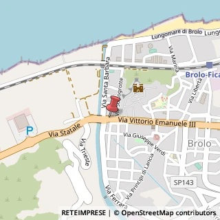 Mappa Via Vittorio Emanuele, 7, 98061 Brolo ME, Italia, 98061 Brolo, Messina (Sicilia)