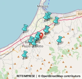 Mappa Via Oreto, 98051 Barcellona Pozzo di Gotto ME, Italia (2.97083)