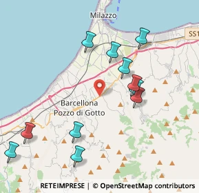 Mappa Via Oreto, 98051 Barcellona Pozzo di Gotto ME, Italia (4.76091)