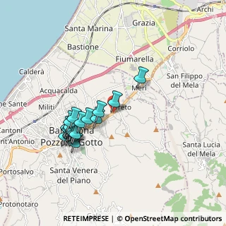 Mappa Via Oreto, 98051 Barcellona Pozzo di Gotto ME, Italia (1.9425)