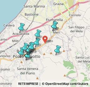 Mappa Via Oreto, 98051 Barcellona Pozzo di Gotto ME, Italia (1.87467)