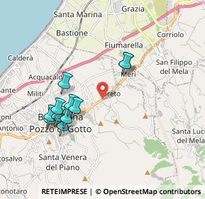 Mappa Via Oreto, 98051 Barcellona Pozzo di Gotto ME, Italia (1.99364)