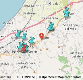 Mappa Via Oreto, 98051 Barcellona Pozzo di Gotto ME, Italia (2.25727)