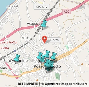 Mappa Via S. Teodoro, 98051 Barcellona pozzo di Gotto ME, Italia (1.19385)