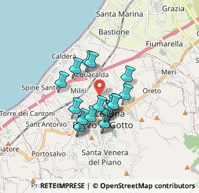Mappa Via S. Teodoro, 98051 Barcellona pozzo di Gotto ME, Italia (1.36789)