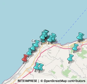 Mappa Via Consolare Stradella, 98071 Capo d'Orlando ME, Italia (3.3155)