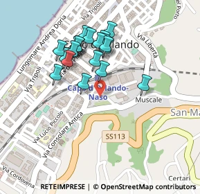 Mappa Via Consolare Stradella, 98071 Capo d'Orlando ME, Italia (0.2295)