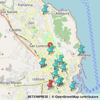 Mappa Viale del Fante, 90142 Palermo PA, Italia (2.69154)