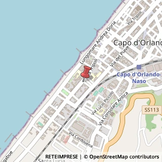Mappa Via Tripoli, 119, 98071 Capo d'Orlando, Messina (Sicilia)