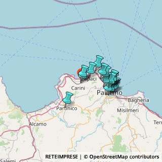 Mappa Trav. SS 11 Est, 90044 Carini PA, Italia (11.14412)