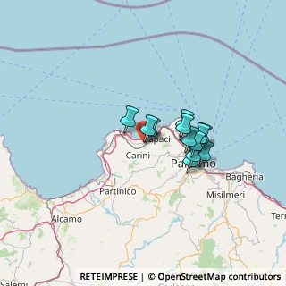 Mappa Trav. SS 11 Est, 90044 Carini PA, Italia (10.62167)