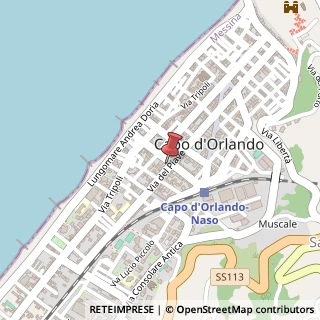 Mappa Via del Piave, 90, 98071 Capo d'Orlando, Messina (Sicilia)