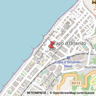 Mappa Via pirandello 8, 98071 Capo d'Orlando, Messina (Sicilia)