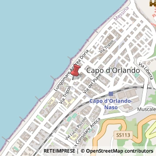Mappa Via Tripoli, 69, 98071 Capo d'Orlando, Messina (Sicilia)