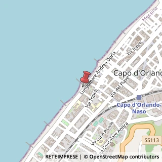 Mappa Via Andrea Doria, 64, 98071 Capo d'Orlando, Messina (Sicilia)