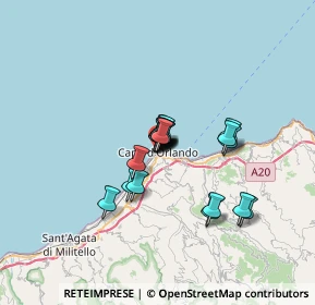 Mappa Via Amendola Giovanni, 98071 Capo d'Orlando ME, Italia (4.743)