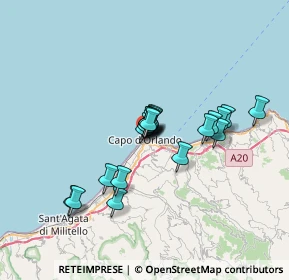 Mappa Via Amendola Giovanni, 98071 Capo d'Orlando ME, Italia (5.6995)