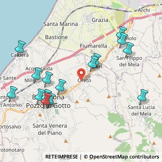 Mappa Via Statale Oreto, 98051 Barcellona Pozzo di Gotto ME, Italia (2.71)
