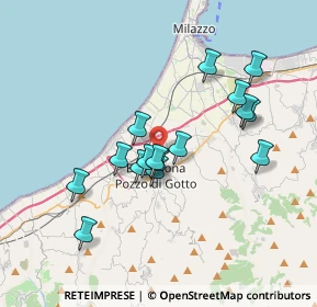 Mappa Via Leonardo da Vinci, 98051 Barcellona pozzo di Gotto ME, Italia (3.53438)