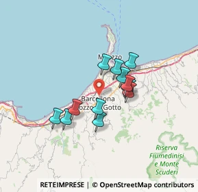 Mappa Via Leonardo da Vinci, 98051 Barcellona pozzo di Gotto ME, Italia (5.61667)