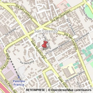 Mappa Viale Strasburgo, 233, 90146 Palermo, Palermo (Sicilia)