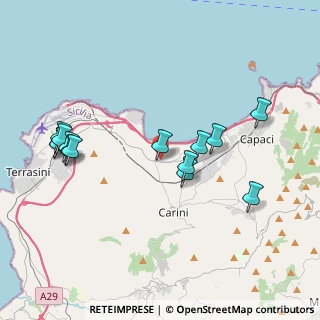Mappa Via Pantelleria, 90044 Carini PA, Italia (4.56071)