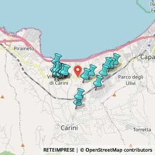 Mappa Km 283, 90044 Carini PA, Italia (1.38)