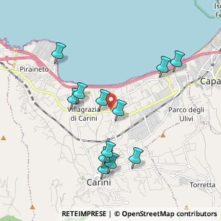 Mappa Km 283, 90044 Carini PA, Italia (2.2175)