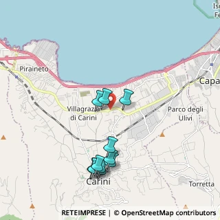 Mappa Km 283, 90044 Carini PA, Italia (2.23545)