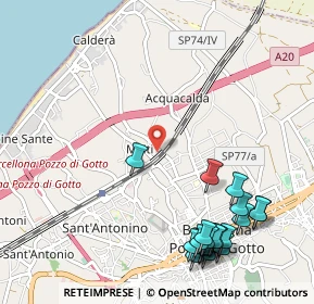 Mappa Viale Milite Ignoto, 98051 Barcellona Pozzo di Gotto ME, Italia (1.531)