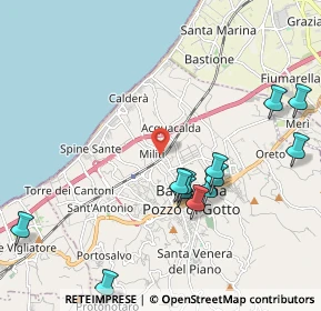 Mappa Viale Milite Ignoto, 98051 Barcellona Pozzo di Gotto ME, Italia (2.55917)