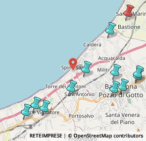 Mappa Via Piave, 98051 Barcellona Pozzo di Gotto ME, Italia (3.02833)