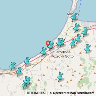 Mappa Via Piave, 98051 Barcellona Pozzo di Gotto ME, Italia (6.09235)