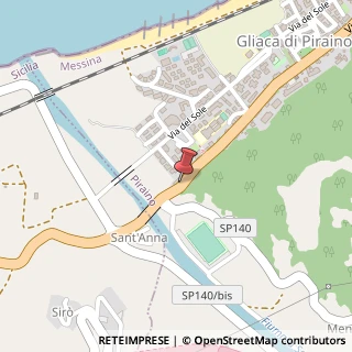 Mappa Via Nazionale, 15, 98060 Piraino, Messina (Sicilia)
