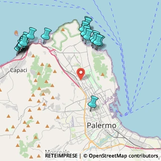 Mappa Via Principe di Pantelleria, 90146 Palermo PA, Italia (6.182)