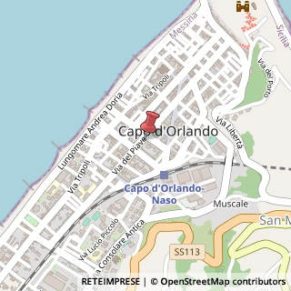 Mappa Via Roma, 21, 98071 Capo d'Orlando, Messina (Sicilia)