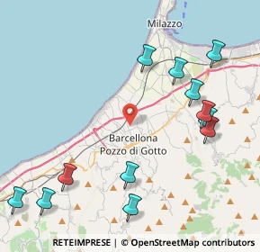 Mappa Via Ettore Maiorana, 98051 Barcellona Pozzo di Gotto ME, Italia (5.71083)