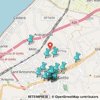 Mappa Via Ettore Maiorana, 98051 Barcellona Pozzo di Gotto ME, Italia (1.2805)